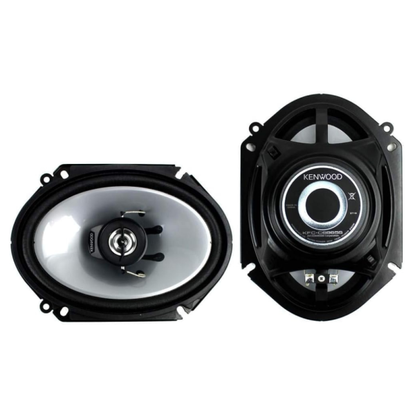 2 New Kenwood KFC-C6865S 6×8 250 Watt 2-Way Car Audio Coaxial Speakers Stereo