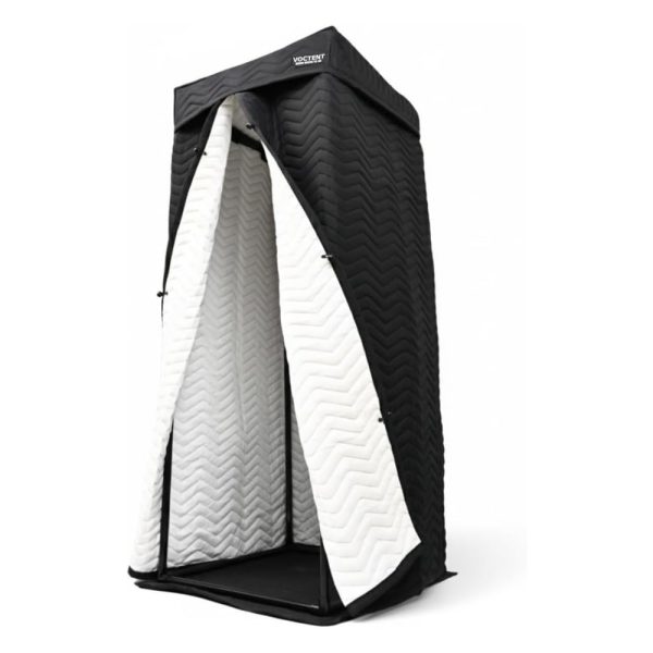 Portable Vocal Booth with 360° Reverb Isolation