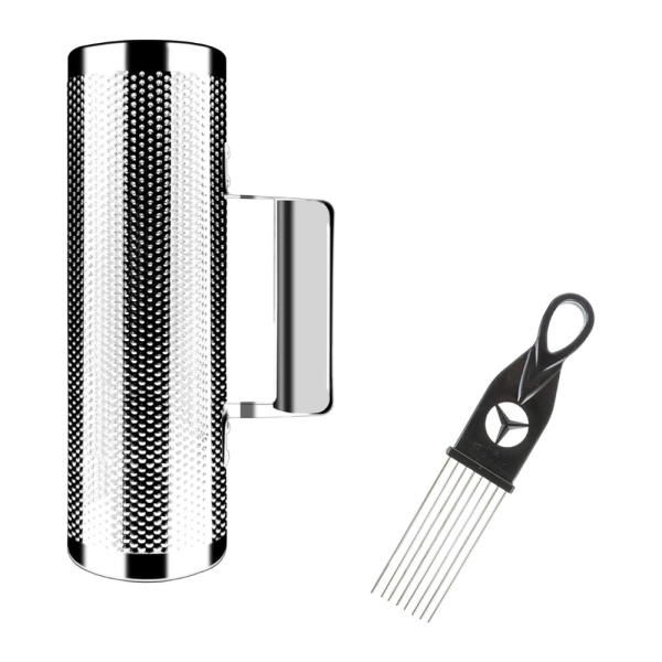 EastRock Guiro Shaker Stainless Steel 8" 3"